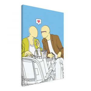 People’s Life – Love Paris – Édition sur Toile