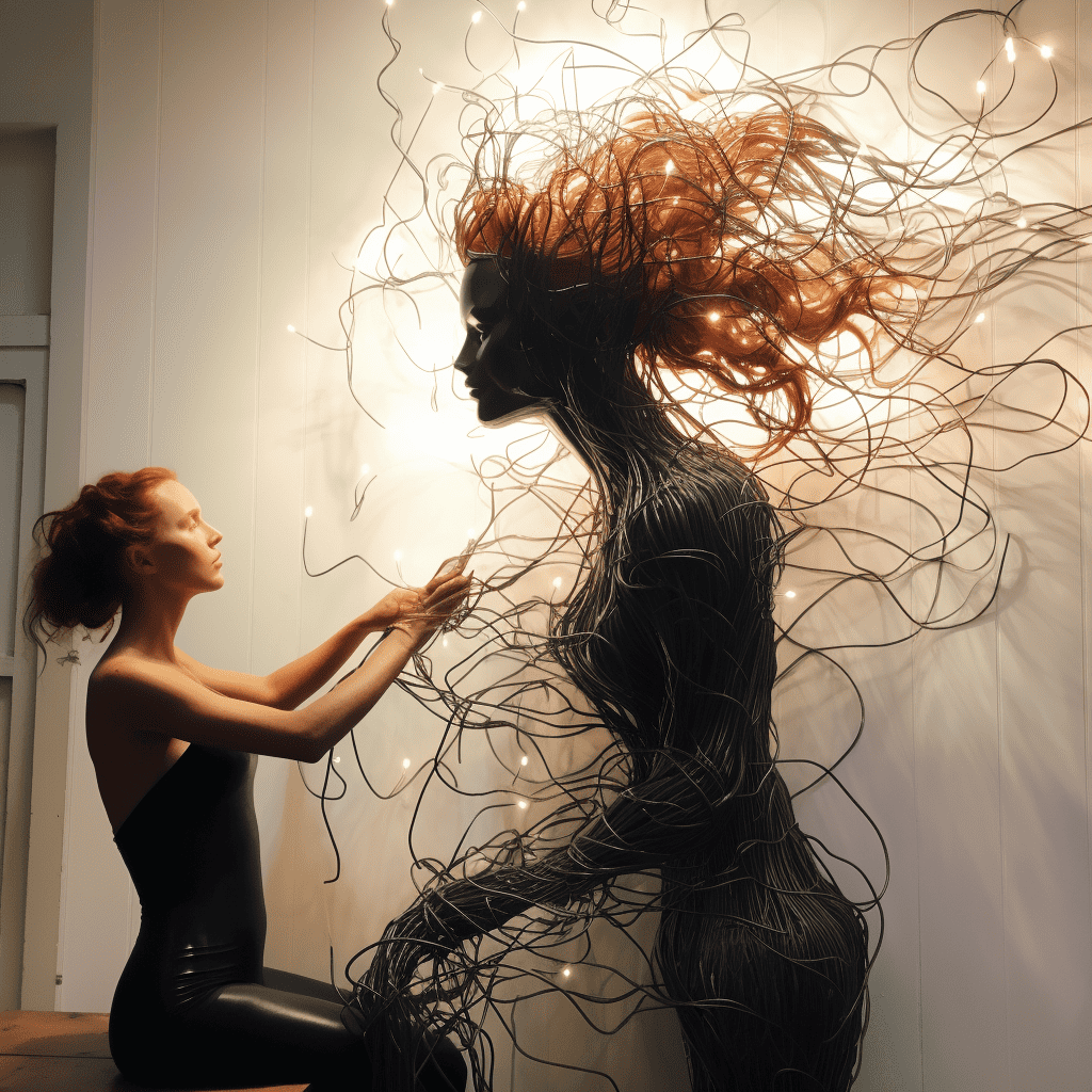 amimono article 2221 sculpture filaire s1 n2 v1
